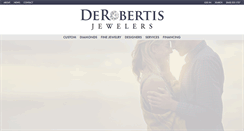 Desktop Screenshot of derobertisjewelers.com