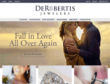 Tablet Screenshot of derobertisjewelers.com